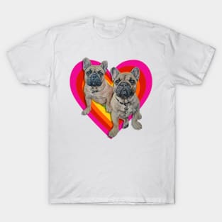 A heart full of Frenchies! T-Shirt